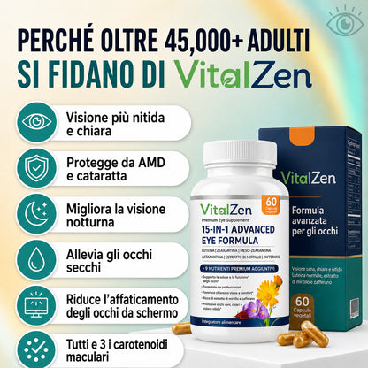 Lumivision Pro 15 in 1 Formula avanzata per il contorno occhi