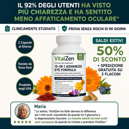 Lumivision Pro 15 in 1 Formula avanzata per il contorno occhi